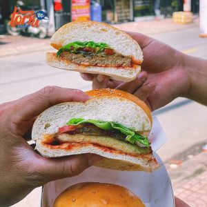 nhượng quyền bánh hamburger